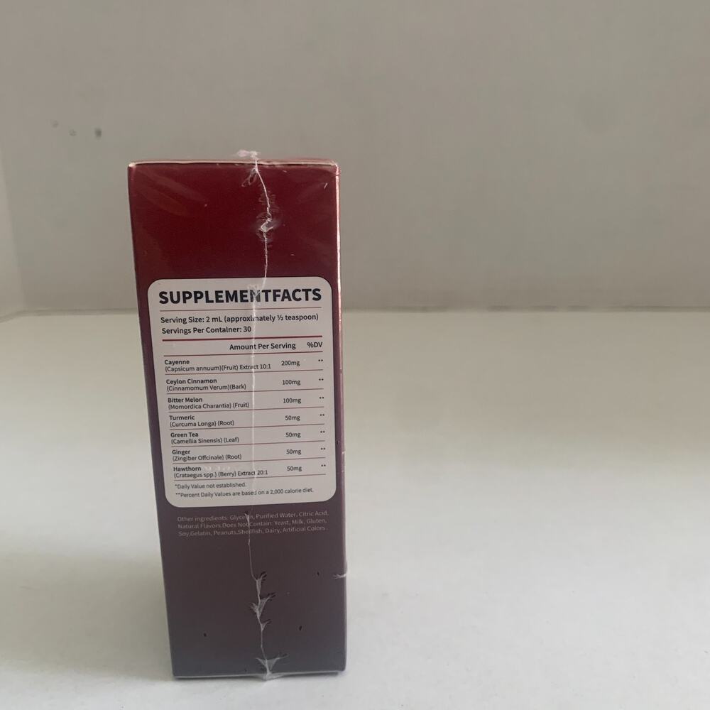 Cayenne Pepper Hawthorn Beet Root Turmeric Vitamin K2+D3 Liquid Drops 60ML New - Picture 5 of 8